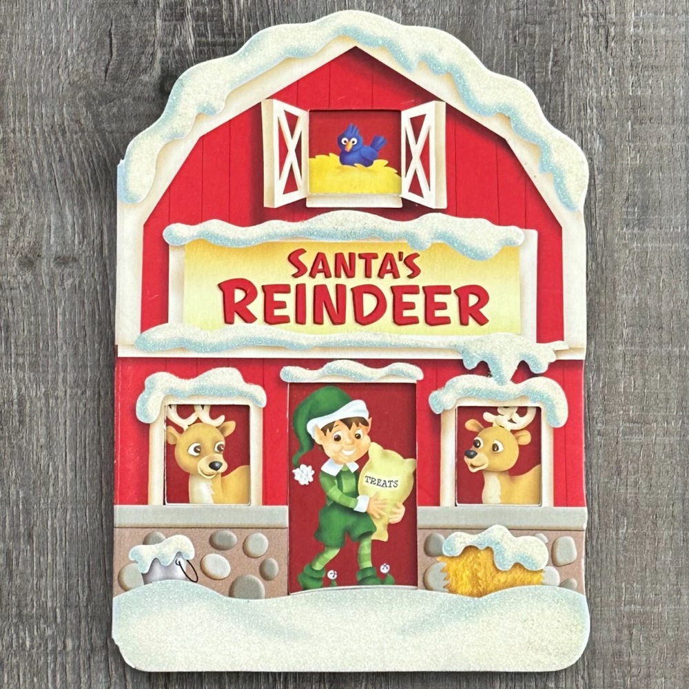 💞 New Santa’s Reindeer Children’s Holiday Board Book